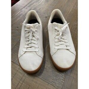 Kizik Irvine Canvas Hands-Free Sneakers – Cream/Gum – Men’s 10 / Women’s 11.5